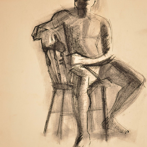 Seated Male Study