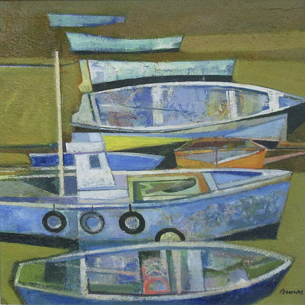 Boats in a Row, St. Ives
