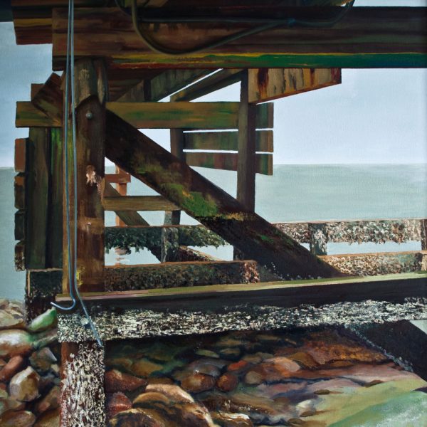 Allan J Robertson As We Walked Beneath the Old Wooden Pier