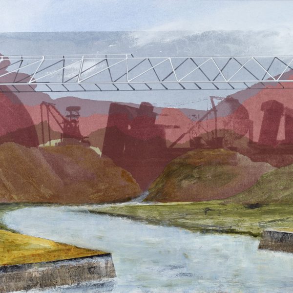 Allan Robertson - Crane on the River, Industrial Horizon I