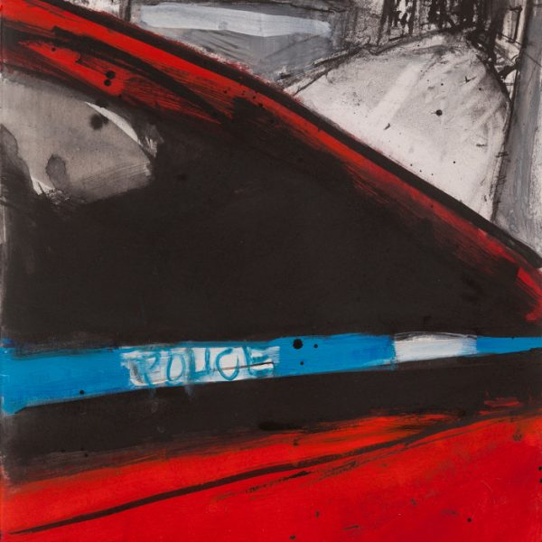 Dominique Cameron - When Car Meets Lamp Post, Fort Street