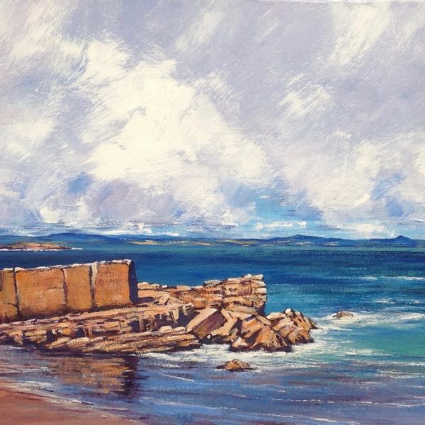 John Boak - The Bleaching Rocks, Gullane Bay