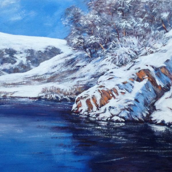 John Boak - Winter, River Whiteadder