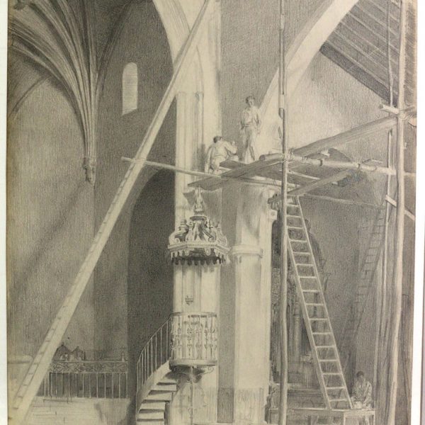 John Bulloch Souter - Interior, Plasencia Cathedral, Spain