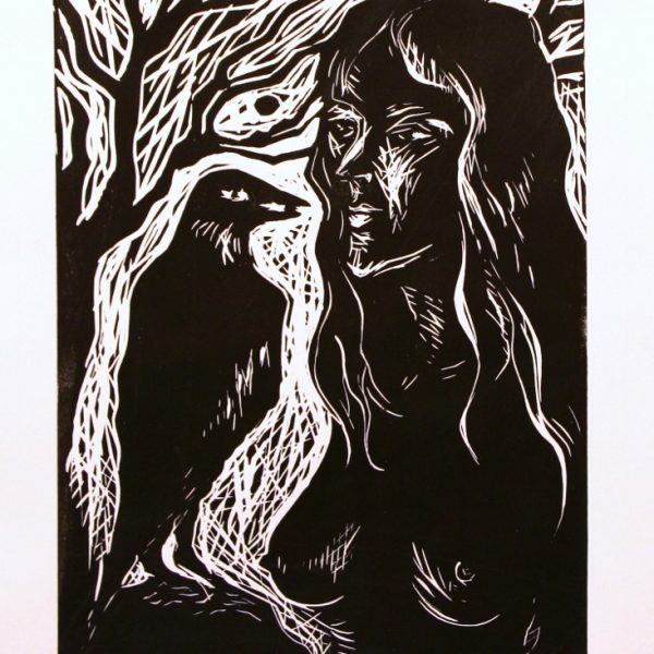 Woman with Crow (2012)