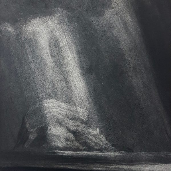 Matthew Draper - Passing Rays, Study of Bass Rock.