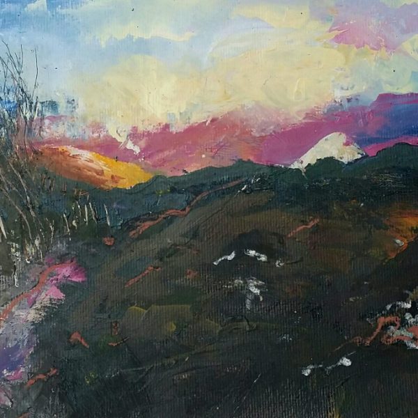 Neal Greig - Evening Light, Cuillins