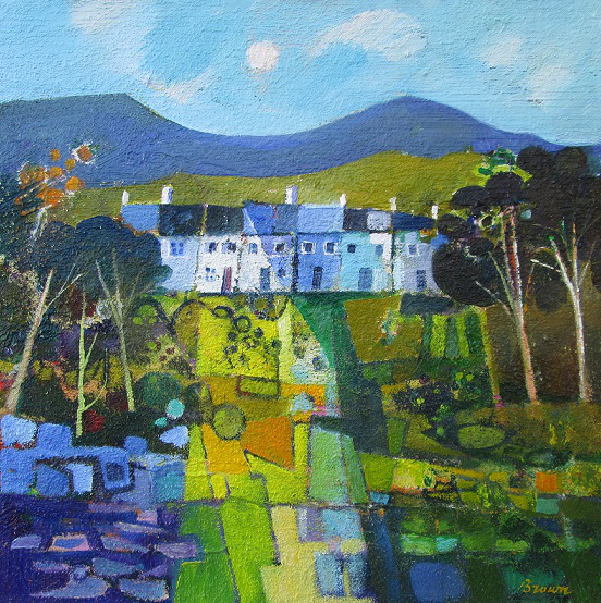 Miners' Cottages by Davy Brown