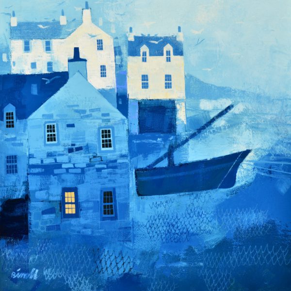George Birrell - Gulls at the Harbour