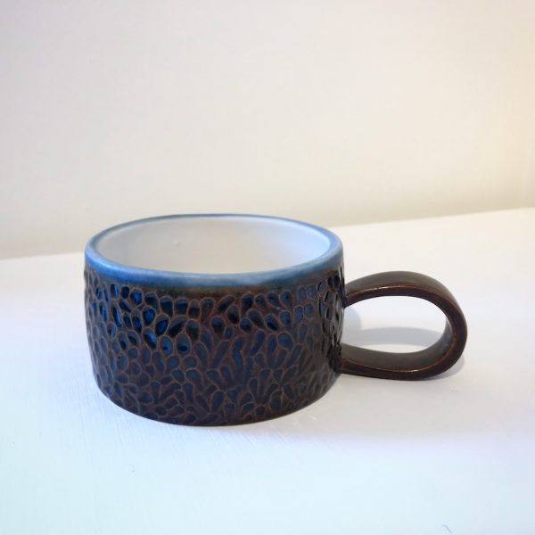 Lucy Dunce - Brown Porcelain Cup