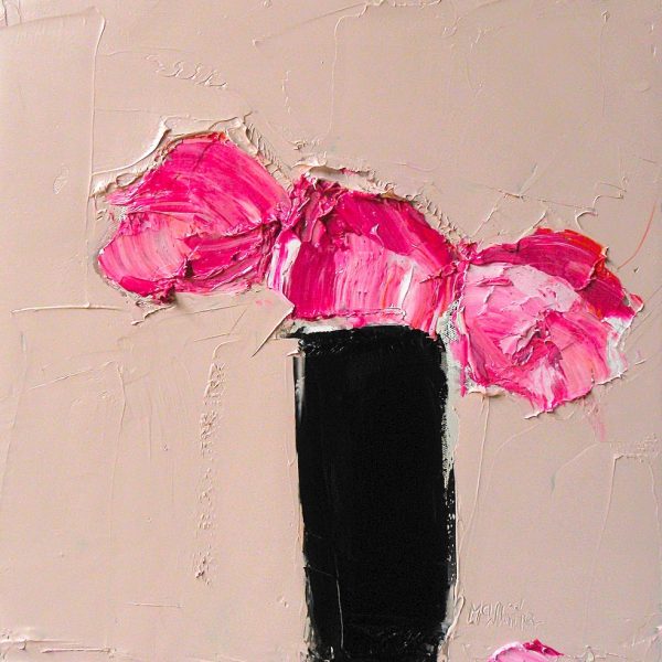Alison McWhirter - Peonies against Warm Pale Pink