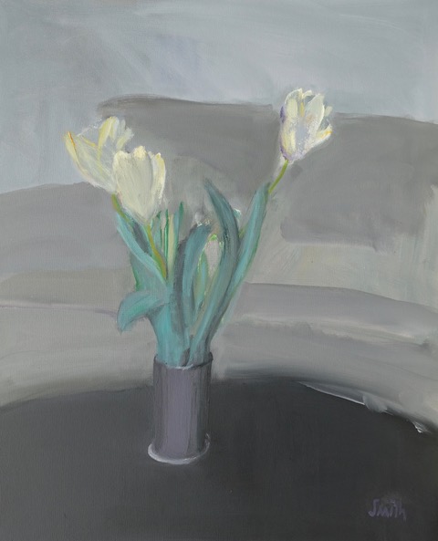 Tulips with Grey