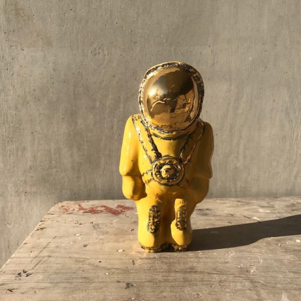 Arran Ross - Astronaut - Moonshine Edition, Ceramic in Yellow Enamel