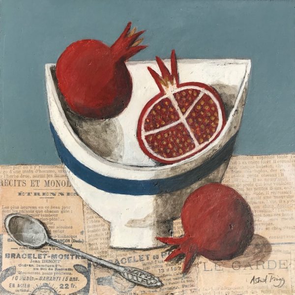 Bowl with Pomegranates