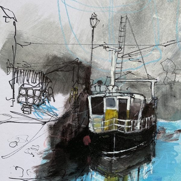 Ann Cowan - Fishing Boat Sketch
