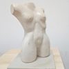 Alejandro Lopez - Torso, Limestone with Limestone Base, Height 26cm x 18x9cm, base 20x20cm, Total height 30cm 1200 2 copy