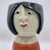 Wee Mary Vase (Parted Fringe)